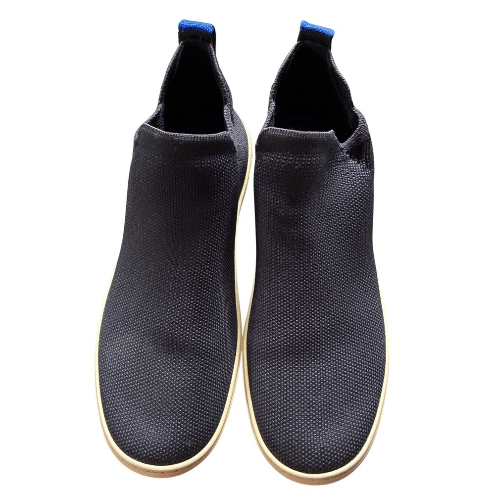 Rothy's Booties 7 The Chelsea Boot Navy Sustainable Minimalist